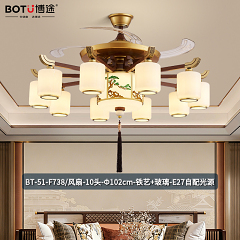 博途照明 新中式/中古风 BT-51-F738 风扇灯