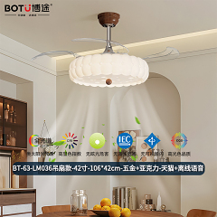 博途照明 中古风 BT-63-LM036系列 风扇灯