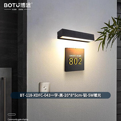 博途照明 现代风格BT-118-XDFC-043一字防水壁灯